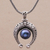 Cultured pearl pendant necklace, 'Lucky Vines' - Sterling Silver and Cultured Pearl Necklace from Bali (image 2) thumbail