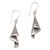Sterling silver dangle earrings, 'Shining Songket' - Sterling Silver Cultural Dangle Earrings from Bali (image 2a) thumbail