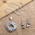 Sterling silver dangle earrings, 'Shining Songket' - Sterling Silver Cultural Dangle Earrings from Bali (image 2c) thumbail