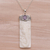 Amethyst pendant necklace, 'Nature Goddess' - Amethyst and Bone Pendant Necklace from Bali (image 2) thumbail