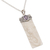 Amethyst pendant necklace, 'Nature Goddess' - Amethyst and Bone Pendant Necklace from Bali (image 2d) thumbail