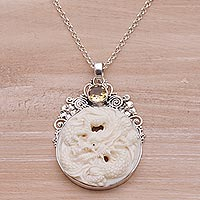 Featured review for Citrine pendant necklace, Fiery Antaboga