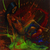 'Lady on Fire' - Colorful Expressionist Painting of the Female Form from Bali thumbail