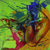 'Symbol of a Woman' - Colorful Expressionist Painting of the Female Form from Bali thumbail