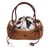 Ate grass batik handle handbag, 'Lombok Basket' - Handcrafted Ate Grass Batik Handle Handbag from Bali