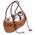Ate grass batik handle handbag, 'Lombok Basket' - Handcrafted Ate Grass Batik Handle Handbag from Bali