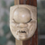Holzmaske, 'Kala Rau' - Handgefertigte Kulturmaske aus Hibiskusholz aus Bali