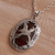 Carnelian pendant necklace, 'Nature's Freedom' - Carnelian and 925 Silver Bird Pendant Necklace from Bali (image 2b) thumbail