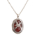 Carnelian pendant necklace, 'Nature's Freedom' - Carnelian and 925 Silver Bird Pendant Necklace from Bali (image 2d) thumbail