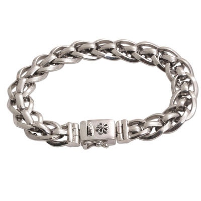 Artisan Crafted Sterling Silver Chain Bracelet from Bali - Bond ...