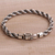 Sterling silver chain bracelet, 'Shining Bond' - Artisan Crafted Sterling Silver Chain Bracelet from Bali thumbail