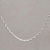 Sterling silver chain necklace, 'Luminous Sparkle' - 925 Sterling Silver Rope Chain Necklace from Bali (image 2b) thumbail