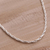 Sterling silver chain necklace, 'Luminous Sparkle' - 925 Sterling Silver Rope Chain Necklace from Bali (image 2e) thumbail