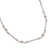 Sterling silver link necklace, 'Luminous Rods' - High-Polish 925 Sterling Silver Link Necklace from Bali