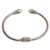 Cultured pearl cuff bracelet, 'Spiral Temple' - Cultured Pearl and Sterling Silver Cuff Bracelet from Bali (image 2e) thumbail