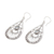 Blue topaz dangle earrings, 'Divine Tears' - Blue Topaz and Sterling Silver Dangle Earrings from Bali (image 2c) thumbail