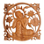 Wood relief panel, 'Buddha in Repose' - Handcrafted Suar Wood Buddha Relief Panel from Bali thumbail