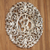 Wood relief panel, 'Om Garden' - Suar Wood Om Relief Panel with Natural Motifs from Bali (image 2b) thumbail