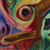 'Friendship' - Signed Surrealist Painting of a Woman and Dog from Bali (image 2b) thumbail