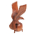 Wood sculpture, 'American Bald Eagle' - Hand Carved Wood Sculpture of a Bald Eagle Landing (image 2e) thumbail