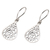 Sterling silver dangle earrings, 'Gunungan Vines' - Sterling Silver Drop-Shaped Dangle Earrings from Bali
