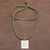 Sterlingsilber-Anhänger-Halskette, 'Forest Vision' - Handgemachte Sterling Silber Halskette mit Bäumen aus Bali