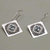 Blue topaz dangle earrings, 'Indonesian Memories' - Blue Topaz and 925 Sterling Silver Dangle Earrings from Bali