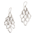 Sterling silver dangle earrings, 'Spanish Moss' - 925 Sterling Silver Wavy Dangle Earrings from Bali (image 2a) thumbail