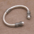 Cultured pearl cuff bracelet, 'Shared Memories' - Cultured Pearl and Sterling Silver Cuff Bracelet from Bali (image 2b) thumbail