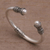 Cultured pearl cuff bracelet, 'Shared Memories' - Cultured Pearl and Sterling Silver Cuff Bracelet from Bali (image 2c) thumbail