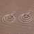 Ohrhänger aus Rosenquarz - Ohrhänger aus Sterlingsilber und Rosenquarz aus Bali