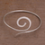 Sterling silver armlet, 'Royal Swirl' - Artisan Crafted Sterling Silver Spiral Armlet from Bali thumbail