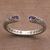 Gold accent amethyst cuff bracelet, 'Altar Teardrops' - 18k Gold Accent Amethyst Cuff Bracelet from Bali (image 2b) thumbail