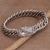 Kettenarmband aus Sterlingsilber - Handgefertigtes Kettenarmband aus Sterlingsilber aus Bali