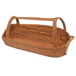 Pandan leaf wine bottle holder, 'Natural Companion' - Handcrafted Pandan Leaf Bottle Holder from Bali