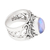 Rainbow moonstone cocktail ring, 'Glorious Vines' - Rainbow Moonstone and Sterling Silver Single Stone Ring