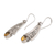 Citrine dangle earrings, 'Beautiful Vines' - Citrine and 925 Silver Vine Motif Dangle Earrings from Bali (image 2e) thumbail
