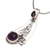 Amethyst pendant necklace, 'Beautiful Vines' - Amethyst Vine Motif Pendant Necklace from Bali (image 2e) thumbail