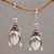 Multi-gemstone dangle earrings, 'Jepun Prince' - Multi-Gemstone Face-Shaped Dangle Earrings from Bali (image 2) thumbail