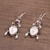 Multi-gemstone dangle earrings, 'Jepun Prince' - Multi-Gemstone Face-Shaped Dangle Earrings from Bali (image 2c) thumbail
