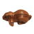 Wood sculpture, 'Begging Rabbit in Brown' - Handcrafted Suar Wood Rabbit Sculpture in Brown from Bali (image 2e) thumbail