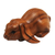 Wood sculpture, 'Begging Rabbit in Brown' - Handcrafted Suar Wood Rabbit Sculpture in Brown from Bali (image 2f) thumbail