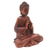 Wood sculpture, 'Buddha with Vitarka Mudra' - Handcrafted Suar Wood Buddha Sculpture from Bali (image 2c) thumbail