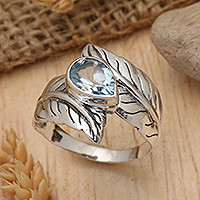 925 Sterling Silver Tropic Tree Leaf Feather Ring – Sizes 5-10, Nickel-Free