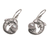 Cultured pearl dangle earrings, 'Dolphin Gift' - Cultured Pearl Dolphin Dangle Earrings from Bali (image 2d) thumbail