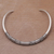 Sterling silver collar necklace, 'Spiral Princess' - Sterling Silver Bun Wire Spiral Collar Necklace from Bali (image 2) thumbail