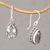 Prasiolite dangle earrings, 'Sparkling Spring' - Prasiolite and Silver Teardrop Dangle Earrings from Bali (image 2b) thumbail