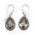 Prasiolite dangle earrings, 'Sparkling Spring' - Prasiolite and Silver Teardrop Dangle Earrings from Bali (image 2f) thumbail