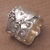 Sterling silver band ring, 'Guardian Koi' - Sterling Silver Fish-Themed Band Ring from Bali (image 2b) thumbail