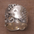 Sterling silver band ring, 'Guardian Koi' - Sterling Silver Fish-Themed Band Ring from Bali (image 2c) thumbail